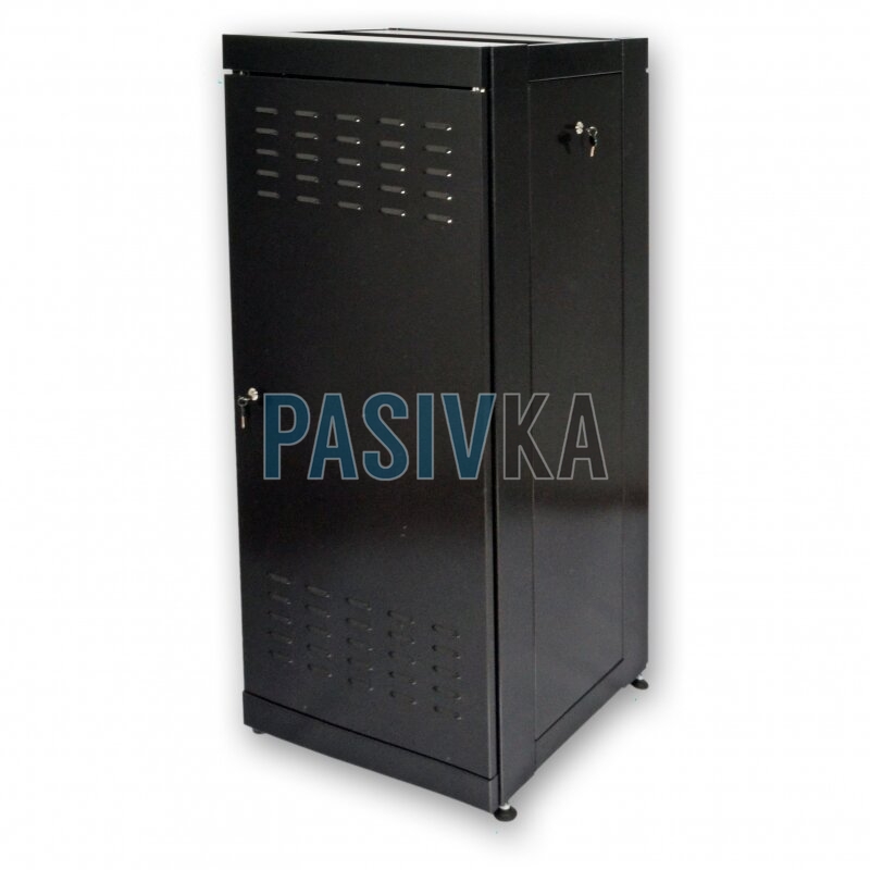 Шкаф серверный напольный 28U глубина 675 мм черный CMS UA-MGSE2866MB, фото 2