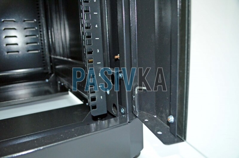 Телекоммуникационный напольный шкаф 28U глубина 865 мм черный CMS UA-MGSE2868MB, фото 6