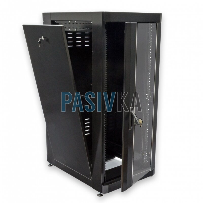 Телекоммуникационный напольный шкаф 28U глубина 865 мм черный CMS UA-MGSE2868MB, фото 10