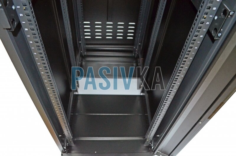 Телекоммуникационный напольный шкаф 42U глубина 1055 мм черный CMS UA-MGSE42610MB, фото 5