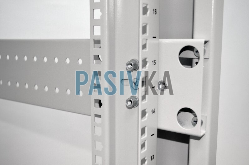 Шкаф серверный напольный 24U глубина 865 мм серый CMS UA-MGSE2468MG, фото 13