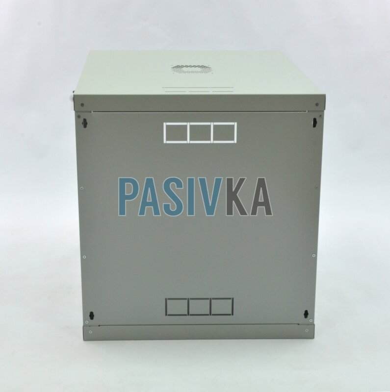 Шкаф серверный настенный 12U 19" глубина 600 мм акрил серый CMS UA-MGSWL126G, фото 2