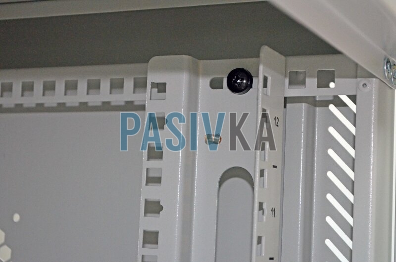 Телекоммуникационный настенный шкаф 12U 19" глубина 500 мм акрил серый CMS UA-MGSWA125G, фото 2