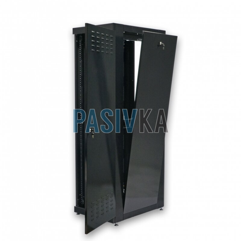 Шкаф серверный напольный 45U глубина 865 мм черный CMS UA-MGSE4568MB, фото 9