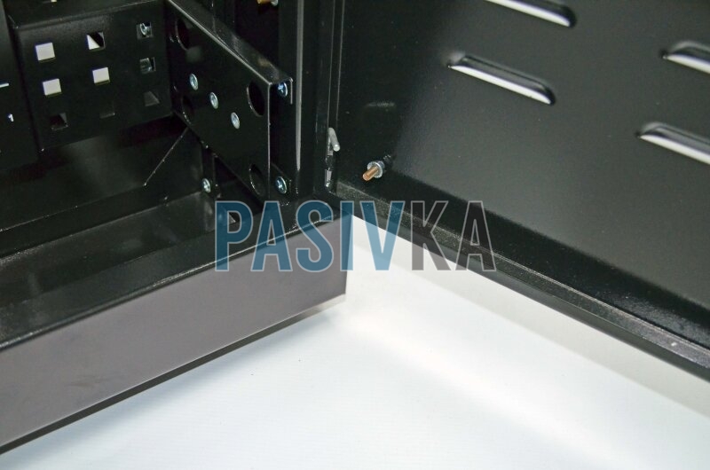 Телекоммуникационный напольный шкаф 45U глубина 865 мм черный CMS UA-MGSE4588MB, фото 6