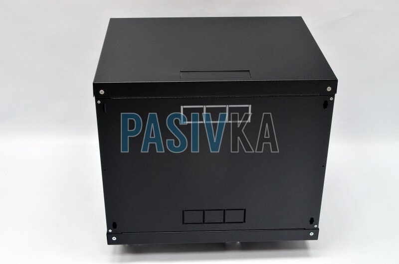 Шкаф серверный настенный 9U 19" глубина 500 мм акрил черный CMS UA-MGSWA95B, фото 6