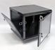 Настенный серверный шкаф 9U 19" глубина 600 мм акрил черный CMS UA-MGSWA96B, фото 6