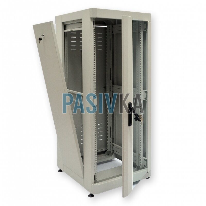 Шкаф серверный 24U глубина 675 мм серый CMS UA-MGSE2466MG, фото 6