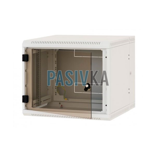 Настінна серверна шафа 4U 19" глибина 600 мм двухсекційний сірий Triton RBA-04-AD6-CAX-A1, фото 2