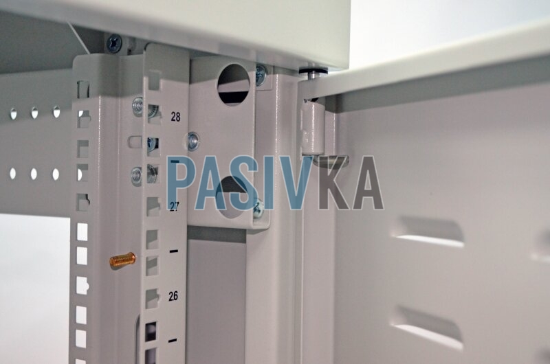 Шкаф серверный напольный 28U глубина 865 мм серый CMS UA-MGSE2868MG, фото 12
