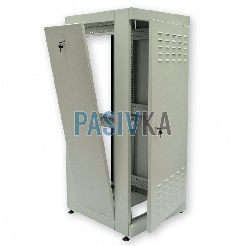 Телекоммуникационный напольный шкаф 42U глубина 675 мм серый CMS UA-MGSE4266MG, фото 5