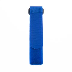 Стяжка на липучке хомут (Velcro) 300x20 мм 10 шт синяя Epnew RTH-2030BLZ(10)-E5, фото 1