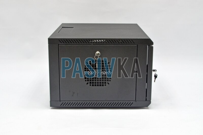 Серверный настенный шкаф 6U 19" глубина 500 мм черный CMS UA-MGSW65B, фото 3