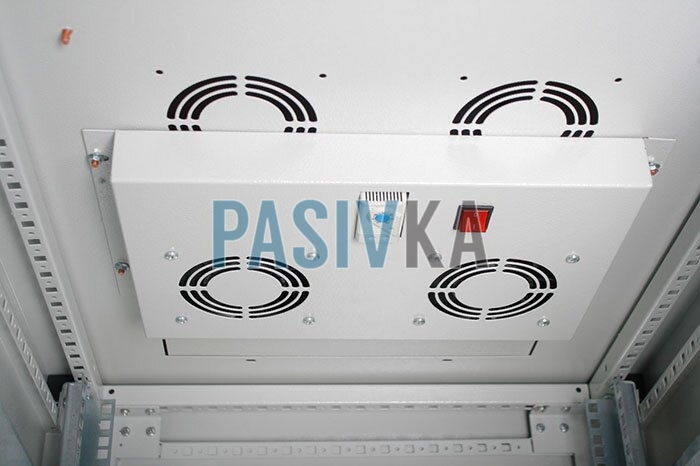Шкаф серверный напольный 45U глубина 600 мм серый Mepsan Strong Framework SFC45U6060GS, фото 7