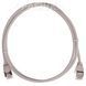 Патч-корд U/FTP 1 м cat.6a серый 32AWG Slim LSZH L&W LW-PC0052-C6A-100-8L, фото 1