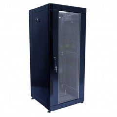 Шкаф серверный напольный 24U глубина 675 мм черный CMS UA-MGSE2466MB, фото 1