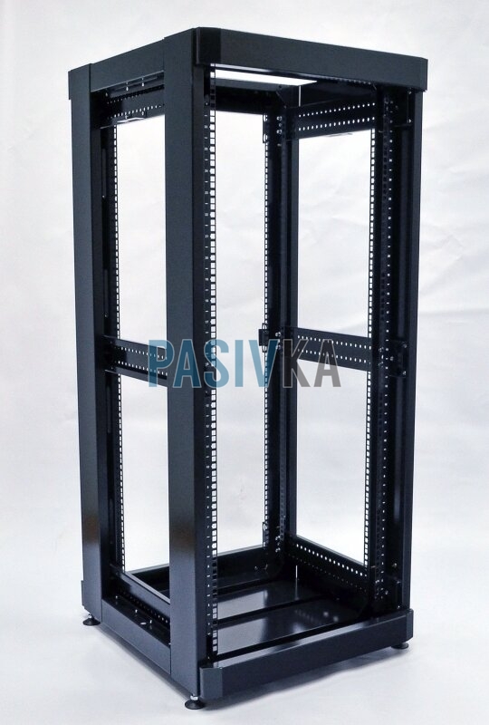 Шкаф серверный напольный 24U глубина 675 мм черный CMS UA-MGSE2466MB, фото 4