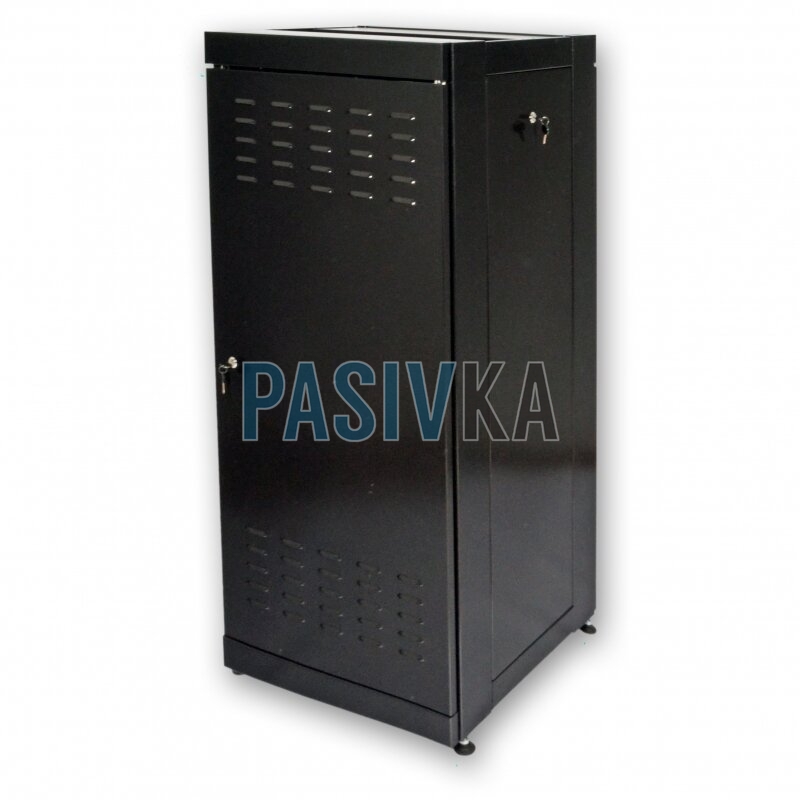 Шкаф серверный напольный 24U глубина 675 мм черный CMS UA-MGSE2466MB, фото 3