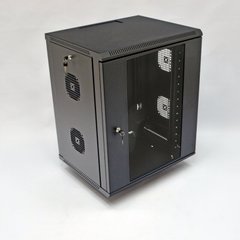Шафа серверна настінна 15U 19" глибина 500 мм чорний CMS UA-MGSW155B, фото 1
