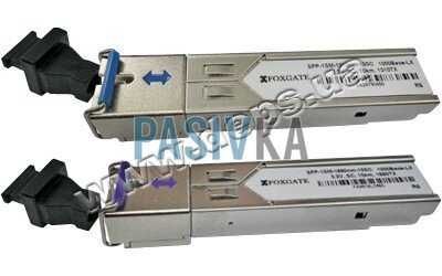 Модуль SFP 1Gbps WDM FoxGate SFP-1SM-1310nm-20SC, код 13828