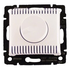 Cвітлорегулятор поворотний 100-1000 Вт білий Legrand Valena 770060, фото 1