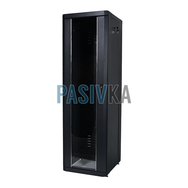Телекоммуникационный напольный шкаф 28U глубина 865 мм черный CMS UA-MGSE2868MB, фото 3