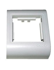 Рамка-суппорт під 2 модуля 45x45мм колір білий PDA-BN 80 ДКС Brava 10443, фото 1