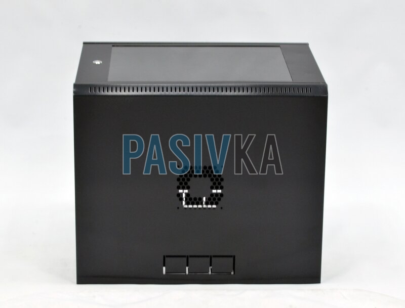 Шкаф серверный настенный 9U 19" глубина 500 мм акрил черный CMS UA-MGSWL95B, фото 3