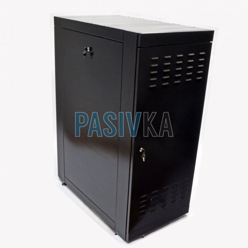 Шкаф напольный монтажный 28U глубина 1055 мм черный CMS UA-MGSE28610MB, фото 4