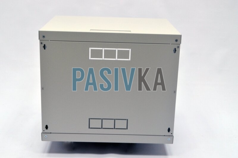 Серверный настенный шкаф 9U 19" глубина 350 мм акрил серый CMS UA-MGSWA935G, фото 3