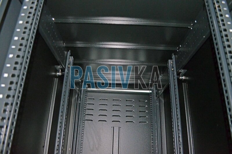 Телекомунікаційна підлогова шафа 42U глибина 1055 мм чорний CMS UA-MGSE42610MB, фото 7