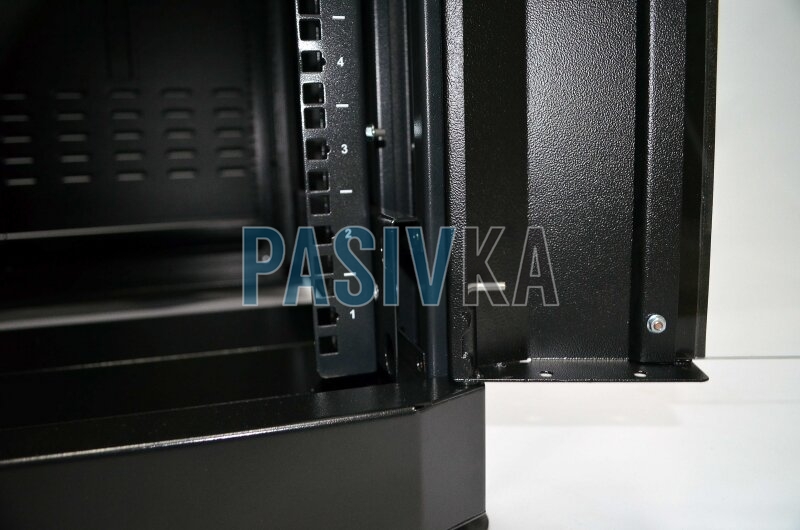 Телекоммуникационный напольный шкаф 42U глубина 1055 мм черный CMS UA-MGSE42610MB, фото 10