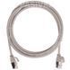 Патч-корд U/FTP 1,5 м cat.6a серый 32AWG Slim LSZH L&W LW-PC0052-C6A-150-8L, фото 1