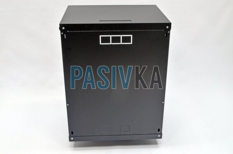 Шкаф серверный настенный 15U 19" глубина 600 мм акрил черный CMS UA-MGSWA156B, фото 3