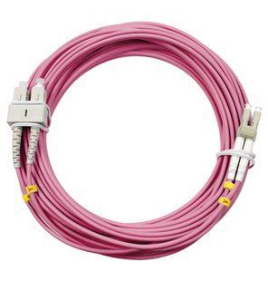 Оптический патч-корд SC/UPC-LC/UPC Мultimode OM4 50/125 10м Duplex UPC-10SCLC(OM4)D(ON), фото 1