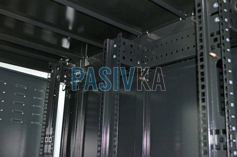 Шкаф серверный 42U глубина 1055 мм черный UA-MGSE42810B, фото 8