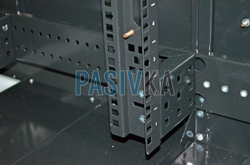 Шкаф серверный 42U глубина 1055 мм черный UA-MGSE42810B, фото 7