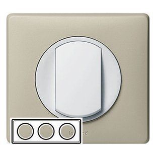 Рамка на 3 поста светло-бежевый Legrand Celiane 68753, фото 1