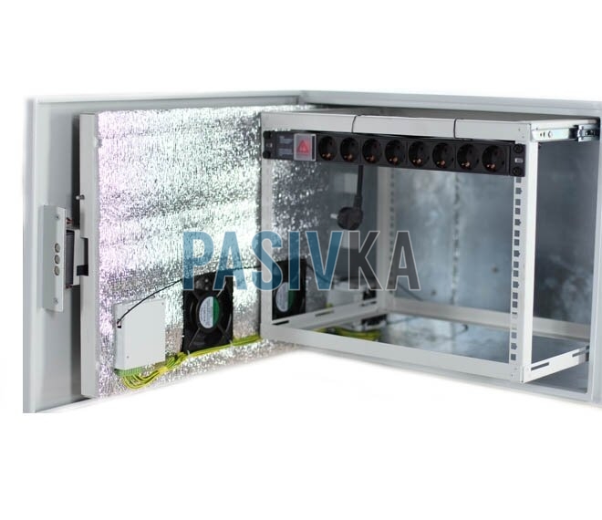 Климатический серверный шкаф 7U всепогодный ES-7U450GC, фото 4