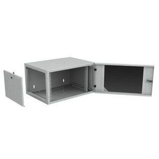 Серверный настенный шкаф 6U 19" глубина 600 мм Hypernet WMNC66-6U, фото 1