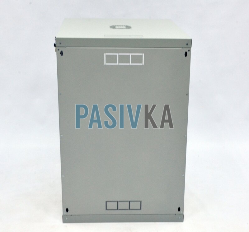 Серверный настенный шкаф 18U 19" глубина 600 мм акрил серый CMS UA-MGSWL186G, фото 2