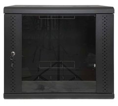Серверный шкаф 9U 19" глубина 350 мм черный ESR ES-Е935B, фото 1