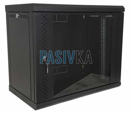 Серверный шкаф 9U 19" глубина 350 мм черный ESR ES-Е935B, фото 3