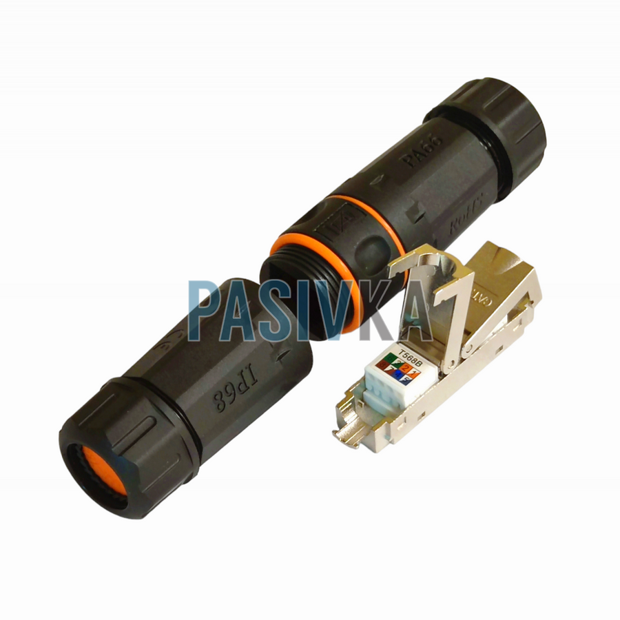 Соединительная&nbsp;коробка&nbsp;IP68 cat.6a&nbsp;Krone Kingda&nbsp;KD-CP3011SHC6A, фото 2