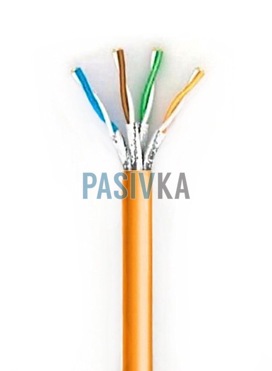 Лан кабель витая пара U/FTP категория 6a 4x2x0.56 LSOH бухта 305 м
