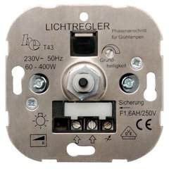 Светорегулятор с поворотной ручкой 60-600 Вт Hager 11006901, фото 1