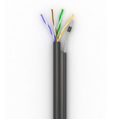 Lan кабель внешний c тросом U/UTP категория 5e 4x2x0.51 бухта 500 м OK-Net 49223m500, фото 1