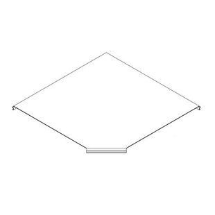 Крышка для плоского угла 100x1 мм Mepsan WCE10510, фото 1