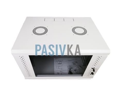 Серверный шкаф 9U 19" глубина 500 мм серый ESR ES-Е950G, фото 4