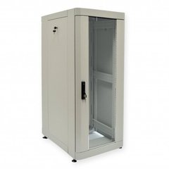 Шкаф напольный монтажный 42U глубина 1055 мм серый CMS UA-MGSE42810G, фото 1